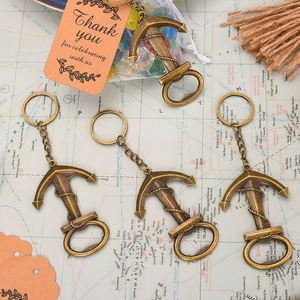 Abridor de botellas de cerveza con forma de ancla Vintage personalizado de fábrica llavero para boda abridor de botellas de cerveza de aleación de Zinc de Metal creativo - Product Image 3