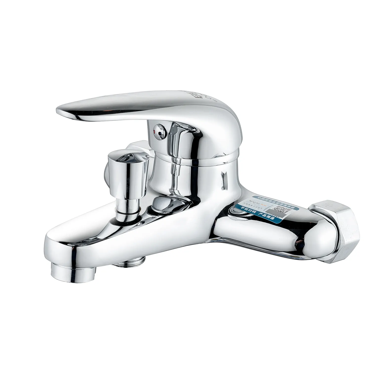 TB-JSD156 Tengbo bathtub mixing set water tap 2 way brass shower mixer With Zinc Handle 4 Inch Bath Faucet