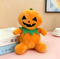 Peluche de Calabaza de Halloween, Muñeco de Peluche Jack O'Lantern de Algodón PP, Decoración para el Hogar, Fiestas, Sofá, Regalo Kawaii, Diseño Personalizado, 20 cm