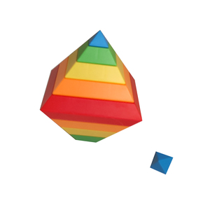 Bloques de Construcción de Pirámide Mágica de Plástico, Cubo/Juguete Educativo para Niños, Creativo e Imaginativo, Relacionado con STEM - Product Image 4