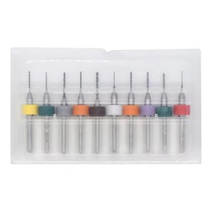 Jeu de forets <span class=keywords><strong>pour</strong></span> PCB, à rainures spirales, en carbure, 0,3 mm-1,2 mm, <span class=keywords><strong>pour</strong></span> circuits imprimés, <span class=keywords><strong>pierre</strong></span>, <span class=keywords><strong>Dremel</strong></span>, bijoux, gravure CNC, 10 pièces/boîte - Product Image 6