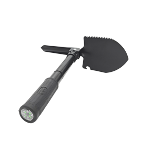 Pelle utilitaire robuste en aluminium léger, télescopique, pour le déneigement, pour la voiture, le <span class=keywords><strong>camping</strong></span>, les activités de plein air - Product Image 1