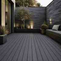 Planches de terrasse en WPC résistantes aux intempéries, anti-UV, revêtement de sol composite pour extérieur, pour jardin, patio, balcon, terrasse, fourniture pour projets