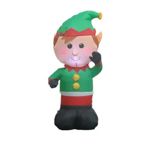 8FT Standing Inflatable elf for holiday yard decoration