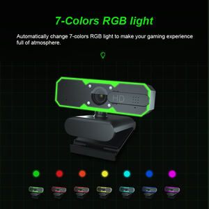 Wholesale <strong>Cheap</strong> H782 FHD RGB Lights Live Show <strong>Web</strong> <strong>Camera</strong> 1080p Computer 60fps Webcam for Live Video Call - Product Image 2