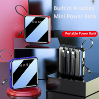 Vente directe usine : Nouvelle mini batterie externe 20000 mAh, Power Bank 10000 mAh, portable, logo personnalisé, haute capacité
