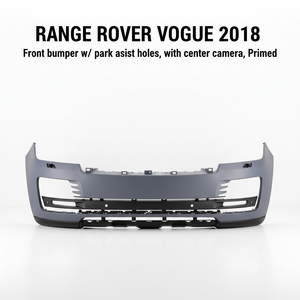 Pare-chocs avant LR098665-B avec trous pour caméra d'aide au stationnement, apprêté, personnalisable, pour Land Rover RANGE ROVER VOGUE <span class=keywords><strong>2018</strong></span> - Product Image 1