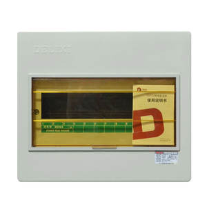 Boîte de distribution électrique Delixi PZ30 à 12 circuits et 12 positions, pour usage domestique, épaissie, encastrable ou apparente, pour l'alimentation électrique. - Product Image 1