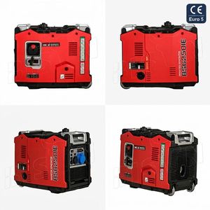 Générateur à inverseur silencieux et écologique BISON (CHINE) BS6250iE 5kW 4 temps, CE Euro 5, 230V 50Hz, monophasé, démarrage électrique - Product Image 2