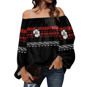 <strong>Yellow</strong> Tribal Printed <strong>Women</strong> <strong>Tops</strong> and Blouses Polynesian Casual Blouse for <strong>Women</strong> Custom Made Plus Size <strong>Women's</strong> Blouses &amp; Shirts - Product Image 2