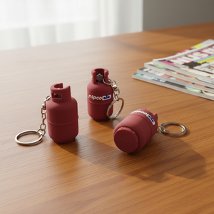 Llavero <span class=keywords><strong>de</strong></span> PVC suave 3D personalizado <span class=keywords><strong>de</strong></span> fábrica con forma <span class=keywords><strong>de</strong></span> <span class=keywords><strong>gas</strong></span>, serigrafía y logotipo en relieve, llaveros <span class=keywords><strong>de</strong></span> PVC moldeados por goteo - Product Image 1