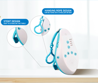 Machine à bruit blanc pour nourrissons et jeunes enfants avec capteurs intelligents, musique douce et enregistrement (Orange/Bleu)
