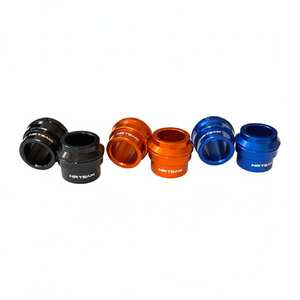 Husaberg FE 250 13-14 distanziatori ruota anteriore 20mm e 15mm in lega rossa e materiale alluminio prodotto adattatore ruota anteriore - Product Image 1