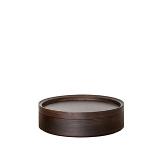 Caja Redonda Apilable de Bambú Carbonizado Da'an Hall para Guardar Pastel de Té Pu'er - Product Image 5