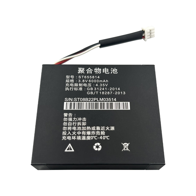 ZN079 Factory Wholesale 3.8V 6000mAh Li Polymer Battery Pack for PDA Dervice