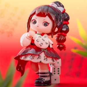 Letsvan Five Generations Caja ciega de <span class=keywords><strong>pera</strong></span> hecha a mano Talla de piedra brillante Adorno de niña linda - Product Image 3