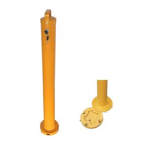 屋外ドライブウェイ取り外し可能なアルミニウムセキュリティポストロードサイドメタルモバイルボラードストリート歩道交通バリア - Product Image 4