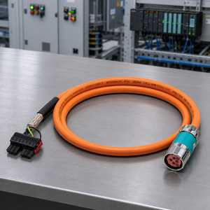 Câble de connexion pour automatisation industrielle PLC à performance stable, câble d'alimentation pour automatisation industrielle PLC 6FX8002-5CN06-1DA0 - Product Image 1