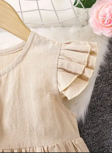 Abito Casual di Alta Qualità per Bambina, Stile Occidentale, Manica Corta, Lunghezza Lunga, per Estate e Autunno - Product Image 3
