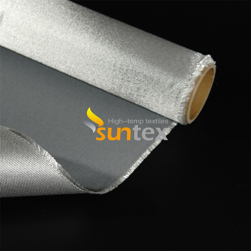 Heat Resistant PU Coated Fiberglass Fabric Cloth Fireproof PU Coated Fiberglass Fabric Fire Blanket Fire Resistant Material