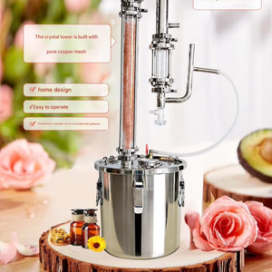 Torre de Destilación al Vacío de Acero Inoxidable Towin, Juego Completo, Capacidad de 6-98L para Destiladores de Vodka/Ginebra/Brandy/Moonshine - Fácil de Operar - Product Image 1