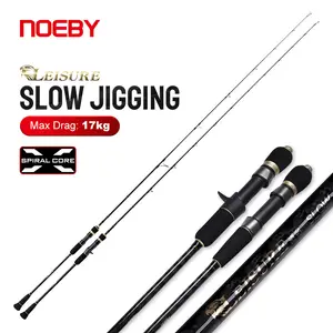 NOEBY Slow Jigging Spinning Rods 196cm M Power 2 sections Spinning Casting Jig Sea Fishing Kayak Fishing Rod