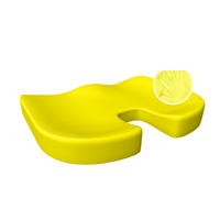 Mousse à mémoire pour chaise de bureau siège de voiture avion soulagement de la douleur coussin de chaise de bureau pour les travailleurs de bureau assis longtemps coussin de siège