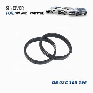 大众波罗奥迪A1 A3座椅03C103196 03C103196A新发动机EA111 1.4气缸盖恒温器密封o形圈冷却液管垫圈 - Product Image 4