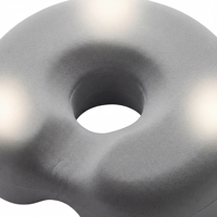Oreiller de voyage ergonomique en mousse à mémoire de forme en forme de U, coussin doux et confortable en éponge de cellulose écologique pour la sieste et le soutien