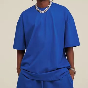 เสื้อยืดยูนิเซ็กซ์ 260GSM คุณภาพสูง ผ้าฝ้าย 100% นุ่ม ระบายอากาศได้ดี เป็นมิตรกับสิ่งแวดล้อม แบบเรียบ สีพื้น แขนสั้น ทรงหลวม ผ้าถัก - Product Image 5