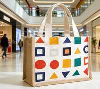 Nouvelle Tendance 2026 : Sac à Main Personnalisable en Coton et Lin, Doux et Portable, Petite Taille, Idéal pour le Shopping – Meilleure Vente