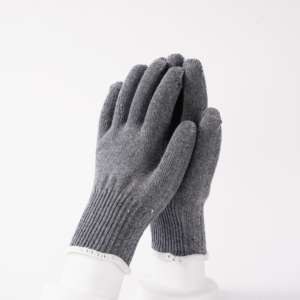 Guantes de trabajo de algodón de 13 pulgadas con certificación CE Guantes de seguridad de algodón tejidos aprobados por ISO9001 Guantes de algodón - Product Image 2