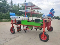 Machine de repiquage agricole haute performance pour légumes (choux, tomates, oignons) avec moteur et engrenages pour la productivité des semis