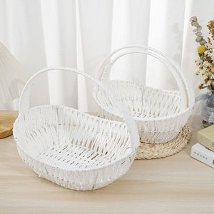Wholesale Eco-Friendly Rectangle Modern White Spa Gift Basket with Handles <strong>for</strong> <strong>Women</strong> - Product Image 3