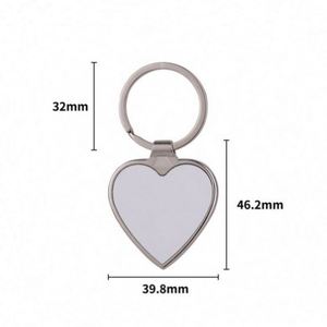 Wholesale Sublimation Mirror Metal Blank Key Chain Promotion Custom Personalize DIY Photo Sublimation <b>Keychain</b> Blanks Key Rings - Product Image 2