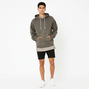 Sudadera con Capucha de Moda para Hombre, de Algodón Ecológico, Tejido Transpirable, Logotipo Personalizado, Diseño Antiencogimiento, Ropa al por Mayor OEM - Product Image 1