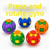 Bola Fidget Spinner Plastik Interlocking Trendi 2026, Mainan Jari Mekanik Kreatif, Pereda Stres untuk Hadiah Kantor 14