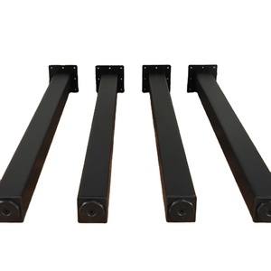 Pieds de table en forme de T, pieds de meubles industriels pour support de table à manger - Product Image 1