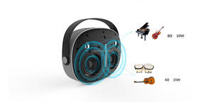 ลำโพงบลูทูธไร้สาย WKING <span class=keywords><strong>T8</strong></span> รุ่นขายดี เสียงเบสหนักแน่น สำหรับใช้ในบ้านและนอกบ้าน - Product Image 6