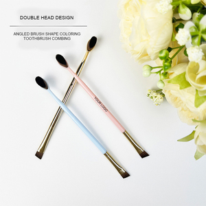 Brocha Doble <span class=keywords><strong>para</strong></span> <span class=keywords><strong>Cejas</strong></span> y Delineador de Ojos, de Alta Calidad, 2 en 1, Diseño Angular, Superventas - Product Image 3