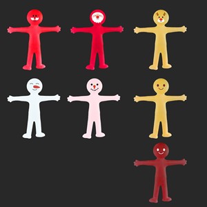 Poupée anti-stress extensible en TPR pour enfants et adultes, thème Halloween, 5 à 7 ans, jouet en caoutchouc avec visages créatifs - Product Image 3
