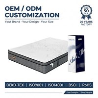 Matelas hybride personnalisé OEM fabriqué en usine |   Fabricant professionnel de matelas à ressorts ensachés en mousse à mémoire de forme ODM 32 cm