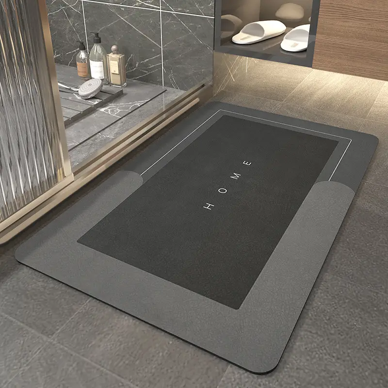 hot selling product 2023 Wholesale high quality Microfiber Anti Slip Bath Mat customized luxury stone slab bath mat for Bathroom