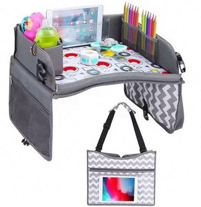 Free Sample Factory wholesale Kids <b>Lap</b> <b>Desk</b> Car Seat car tray table kids Collapsible car Activity Kids Travel Tray - Product Image 1