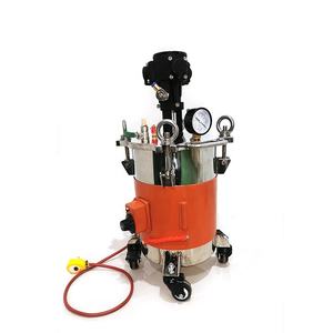 10Lステンレス鋼304空気圧攪拌混合塗料加熱圧力タンクバレル - Product Image 1