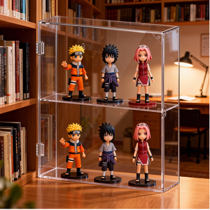 Kệ trưng bày từ tính hai lớp acrylic bán chạy dành cho Anime - Trong suốt & đa chức năng, dùng trong nhà - Product Image 4