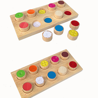 Programmateur de mémoire pour enfants, jeu de couleurs sensorielles, méthode Montessori, équipement d'entraînement sensoriel, couleurs