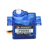 Servomoteur numérique Kpower 9g en plastique P0090, couple de 1,8 kg, micro-servo pour jouets radiocommandés, voitures RC, modèles d'avions, kits de robots DIY
