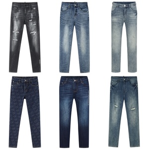 2024 vente en gros personnalisé hommes jambe droite jeans pantalons décontractés <span class=keywords><strong>grande</strong></span> <span class=keywords><strong>taille</strong></span> hommes denim stretch pantalons - Product Image 3