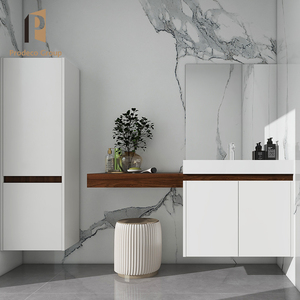 Meuble de salle de bain mural avec miroir Meuble salle de bain Design moderne - Product Image 1